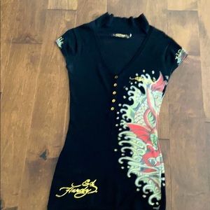 Ed hardy mini dress